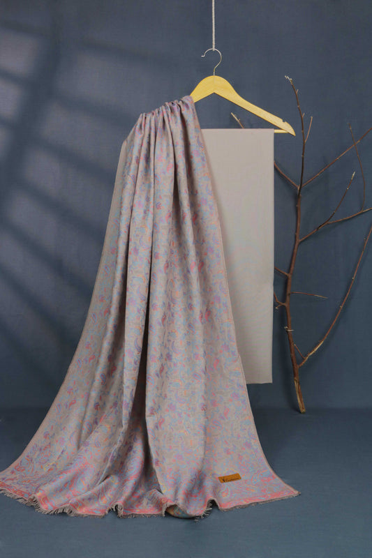 3Piece -Karandi with Pashmina Shawl KPP366