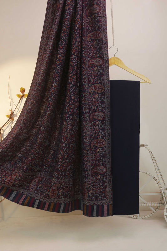 3Piece - Karandi with Pashmina Shawl KPP206