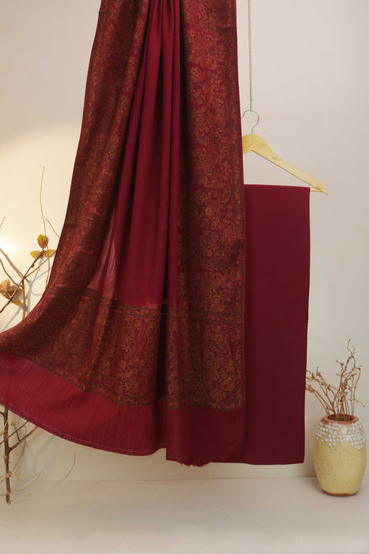 3Piece - Karandi with Pashmina Shawl KPP211