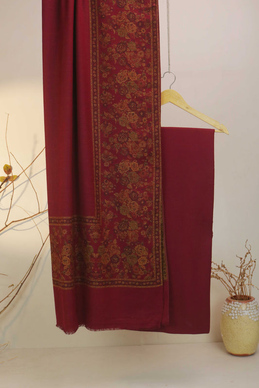3Piece - Karandi with Pashmina Shawl KPP212