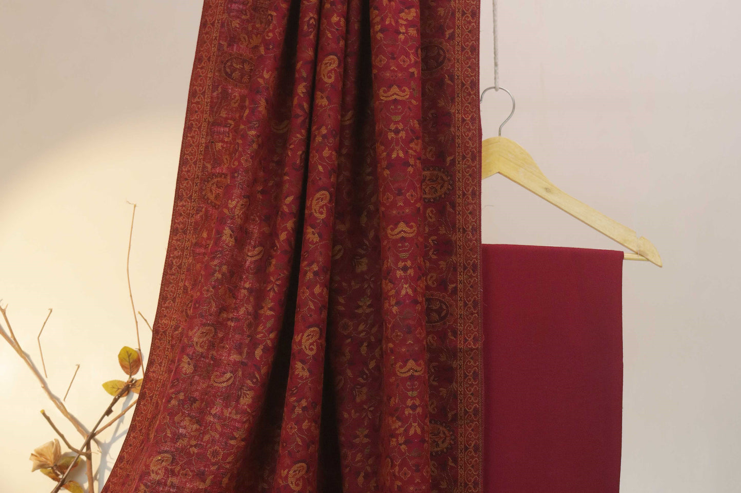 3Piece - Karandi with Pashmina Shawl KPP213