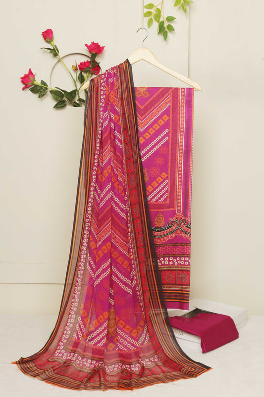 3Piece -Viscous Printed Suit VC11