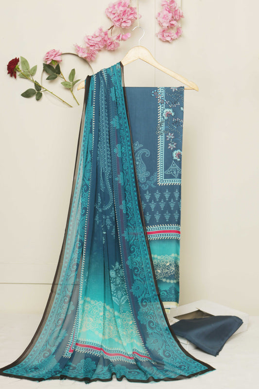 3Piece -Viscous Printed Suit VC05