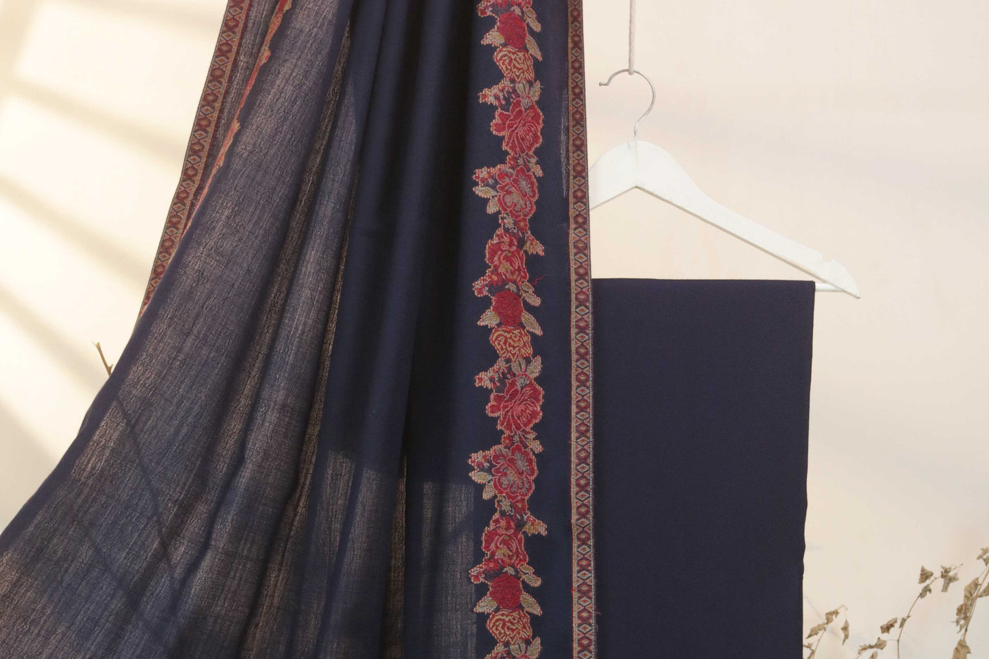 3Piece - Karandi with Pashmina Shawl KPP200