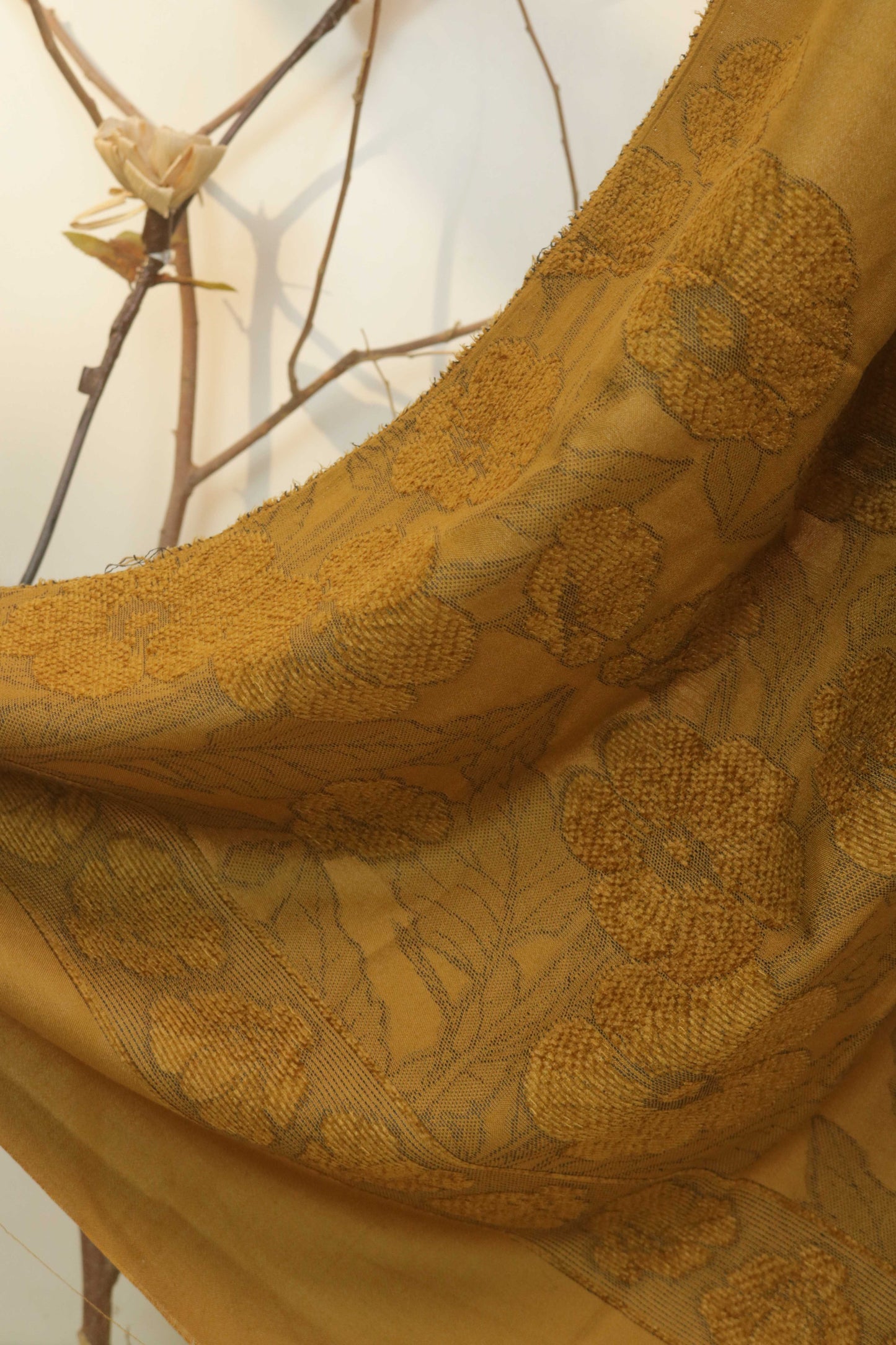 3Piece - Karandi with Wool Shawl SRK Bronze