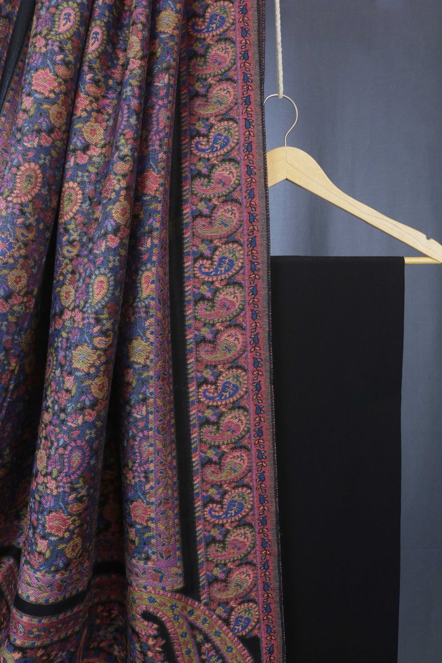 3Piece -Karandi with Pashmina Shawl KPP255