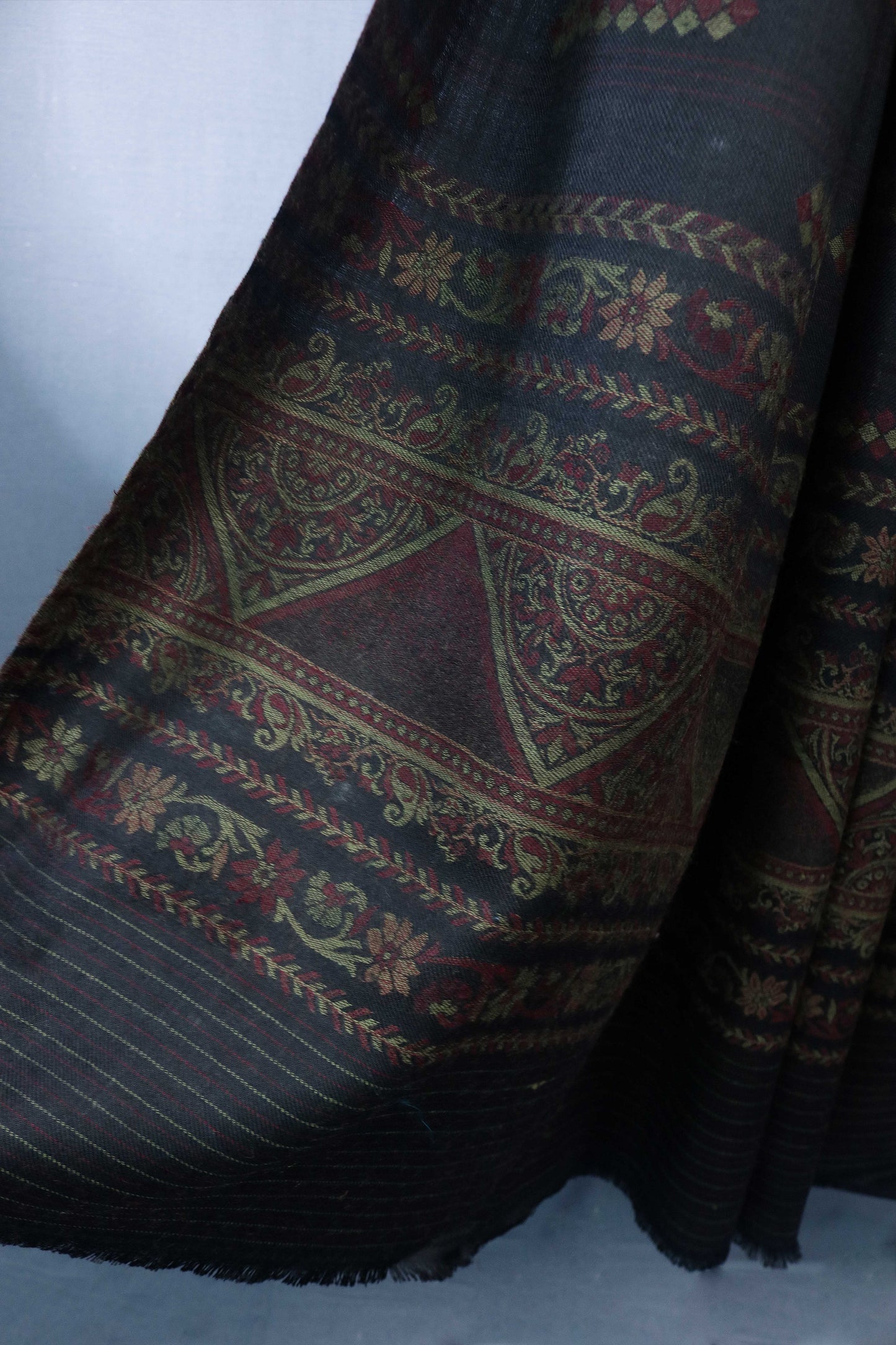 3Piece -Karandi with Pashmina Shawl KPP259