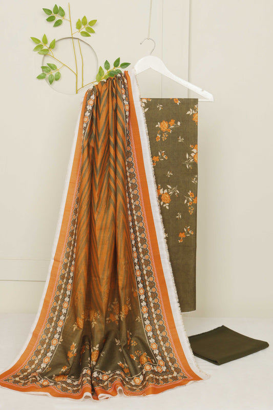 3Piece - Moon Light Khaddar Printed Suit MPW05