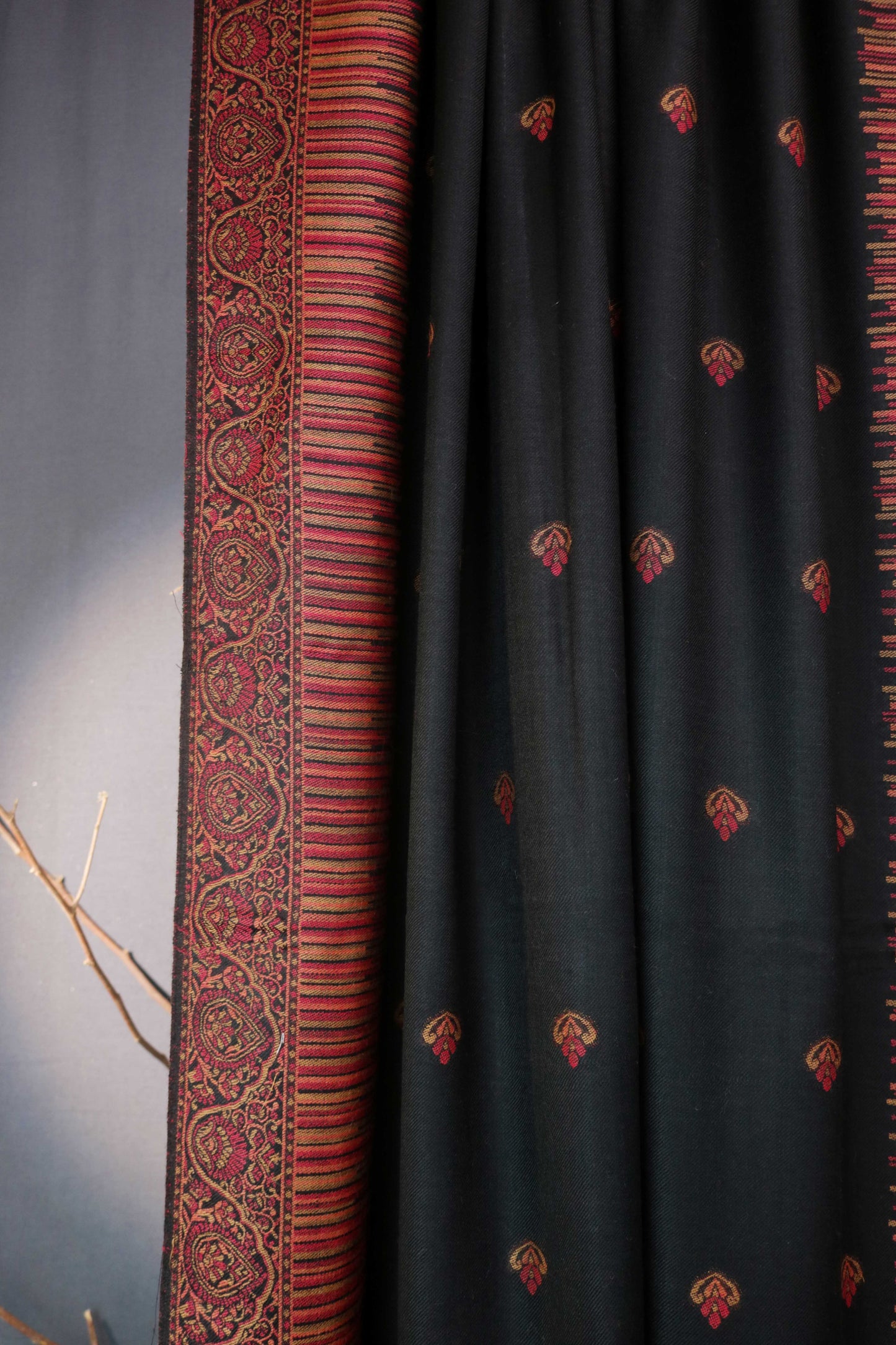 3Piece -Karandi with Pashmina Shawl KPP263