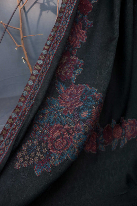 3Piece -Karandi with Pashmina Shawl KPP264