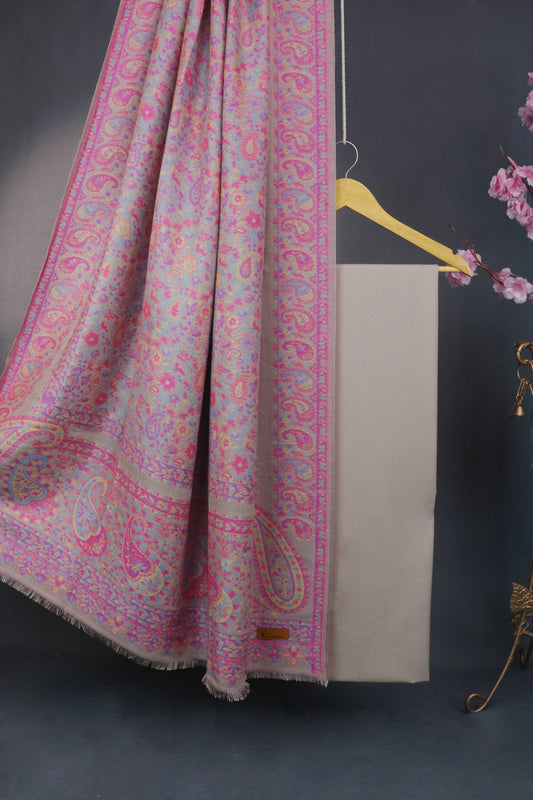 3Piece -Karandi with Pashmina Shawl KPP268