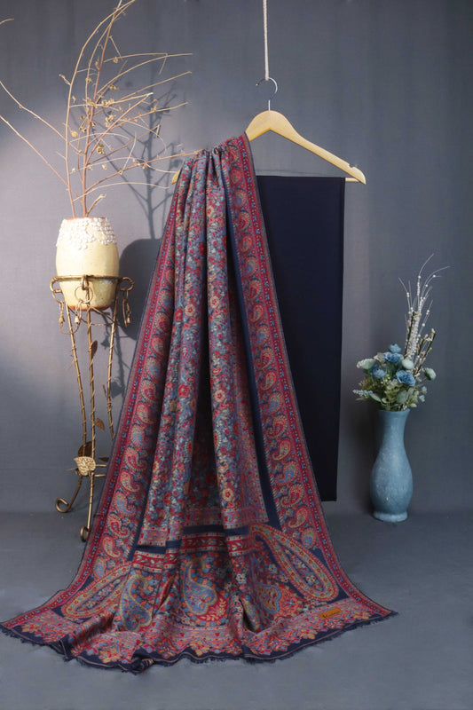 3Piece -Karandi with Pashmina Shawl KPP273