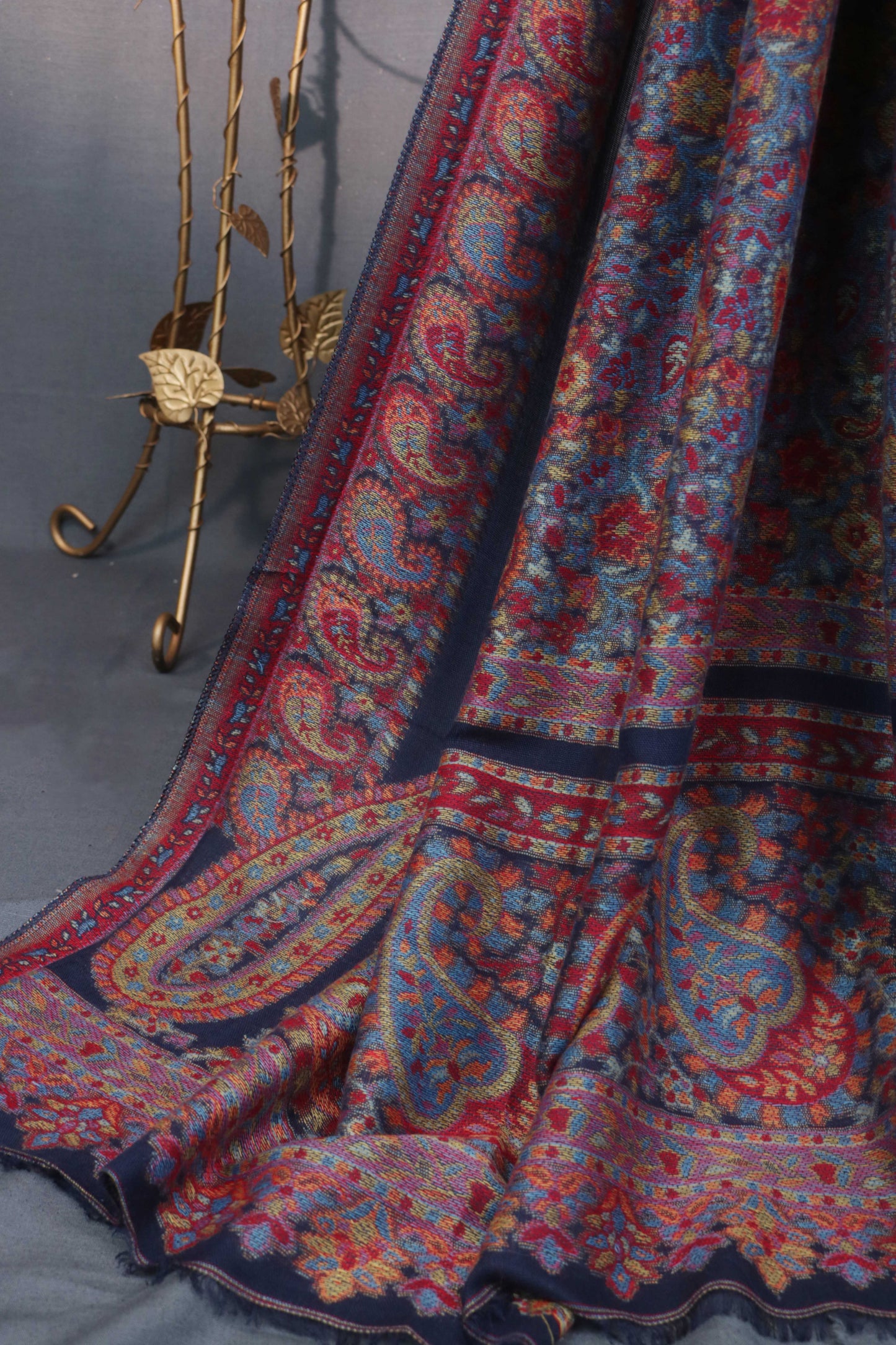 3Piece -Karandi with Pashmina Shawl KPP273