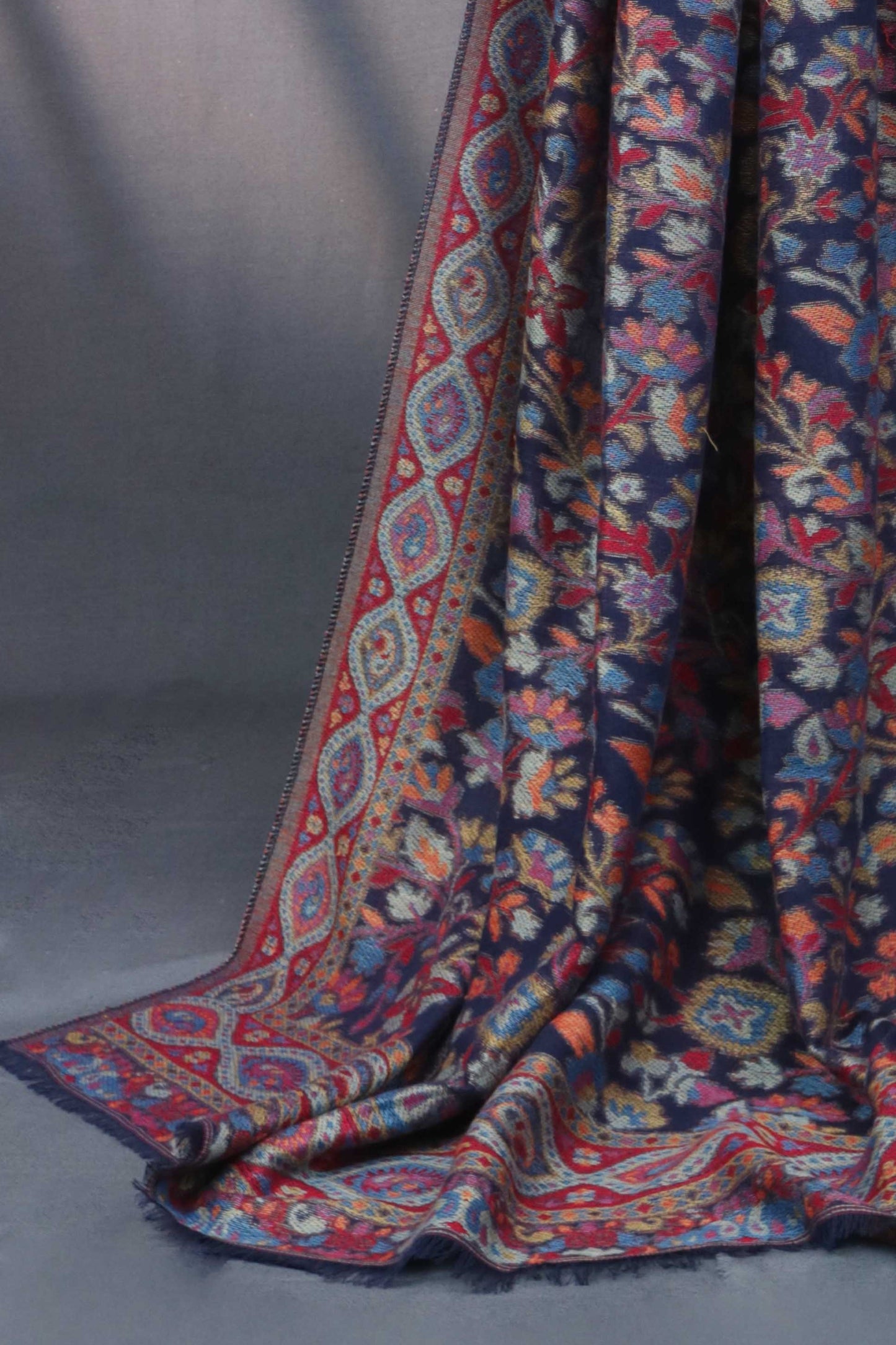 3Piece -Karandi with Pashmina Shawl KPP275
