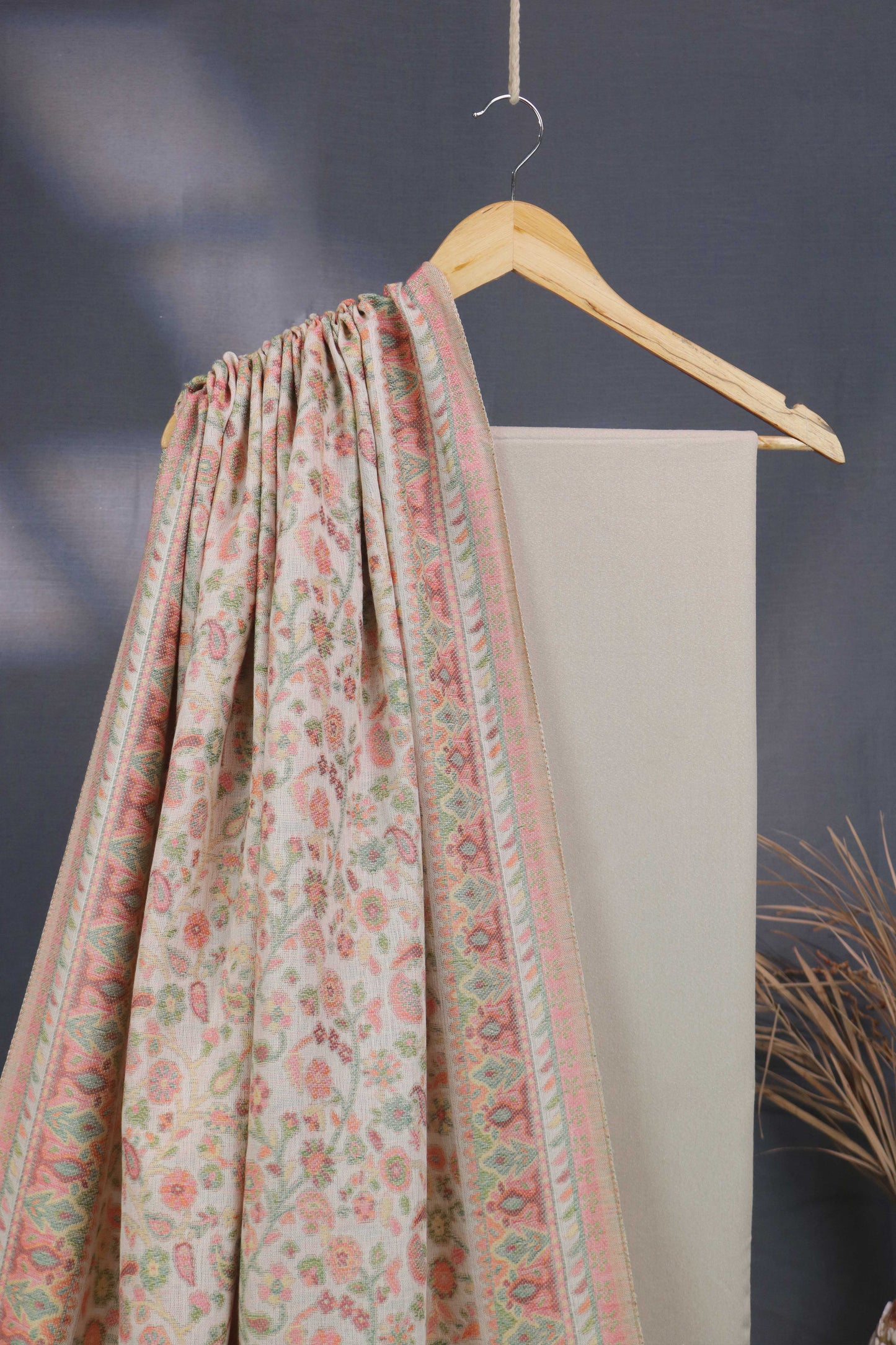 3Piece -Karandi with Pashmina Shawl KPP281