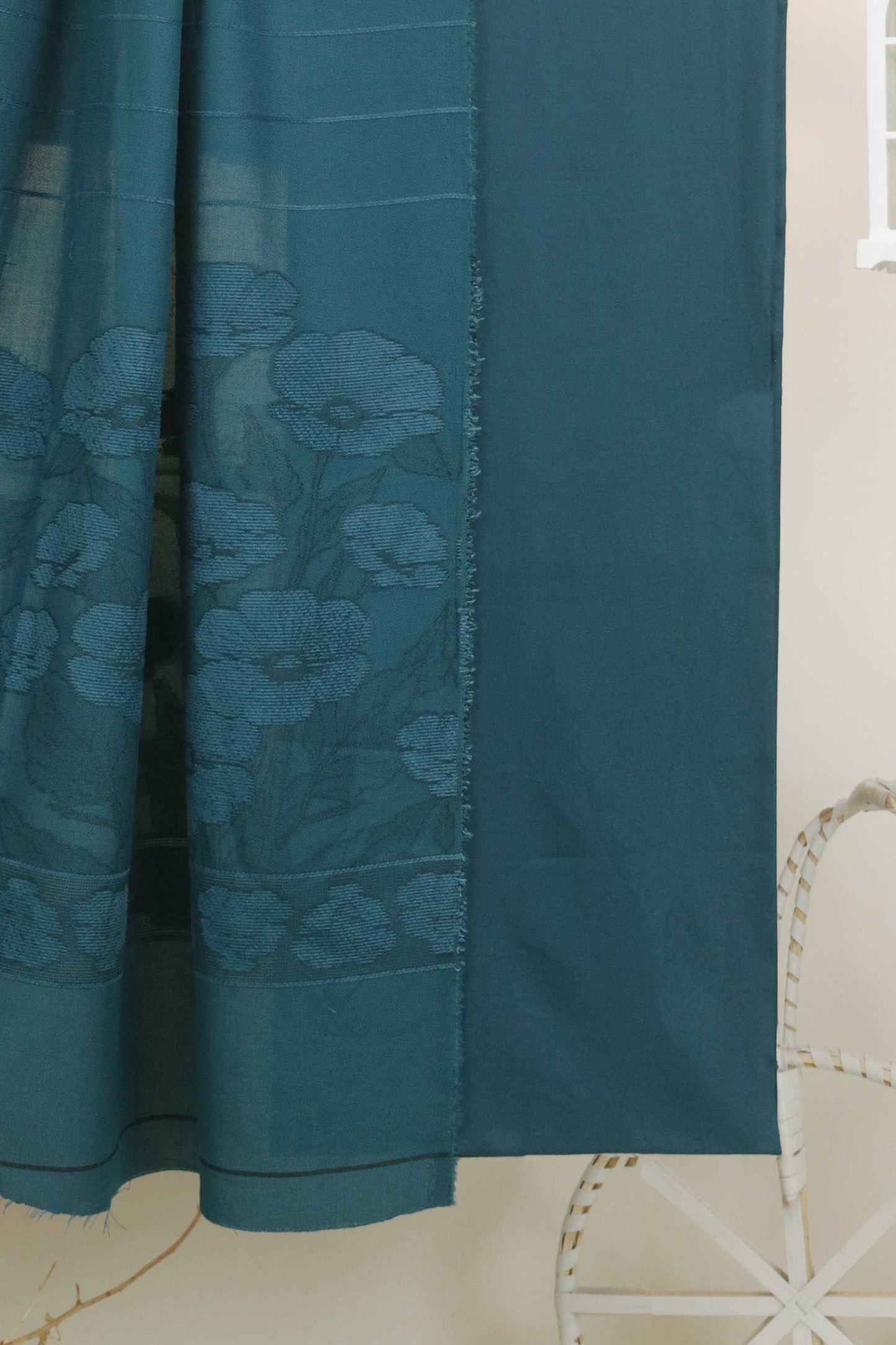 3Piece - Karandi with Wool Shawl SRK Zinc