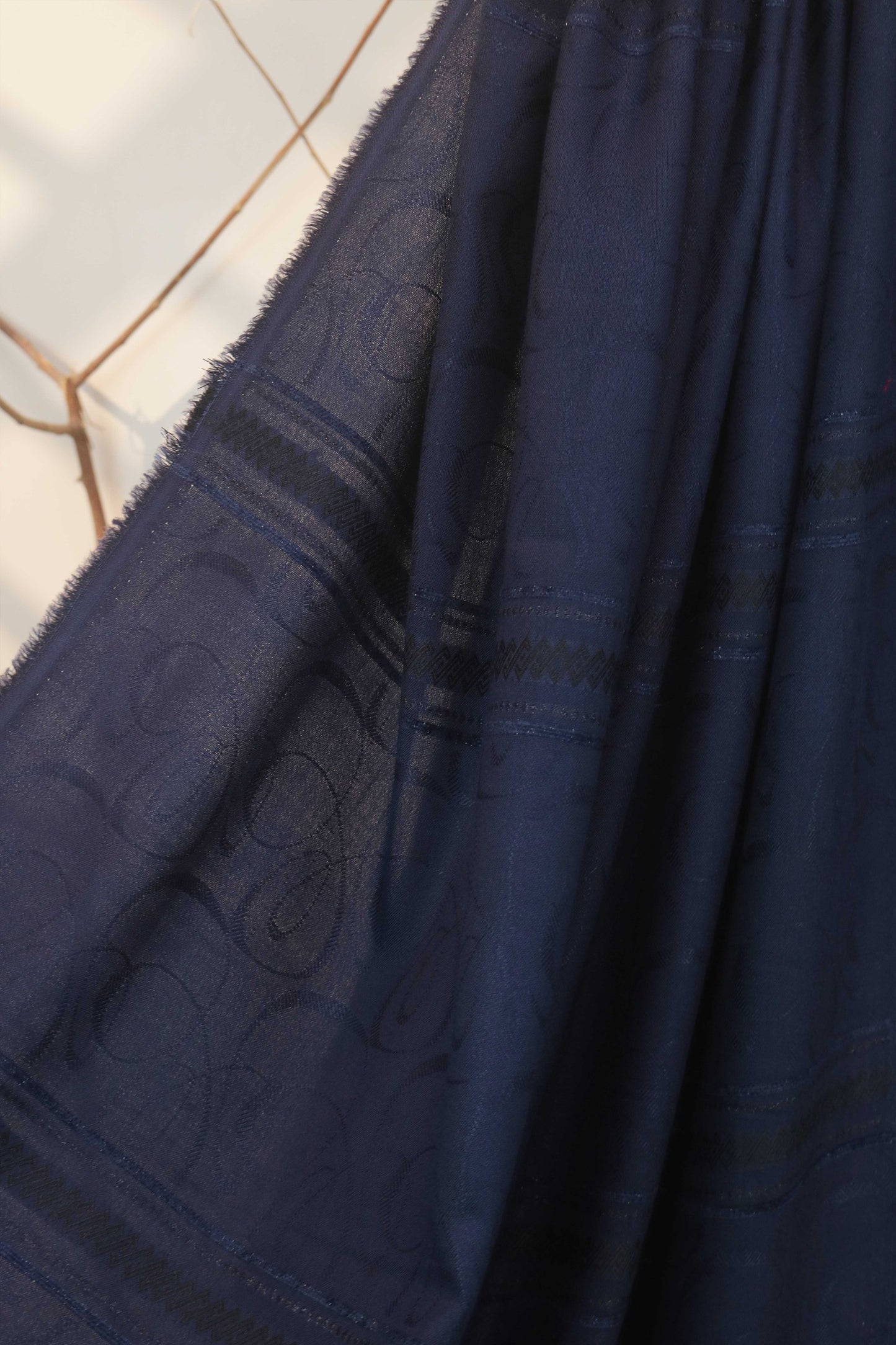 3Piece -Dhanak Embroidery Suit W3pe03