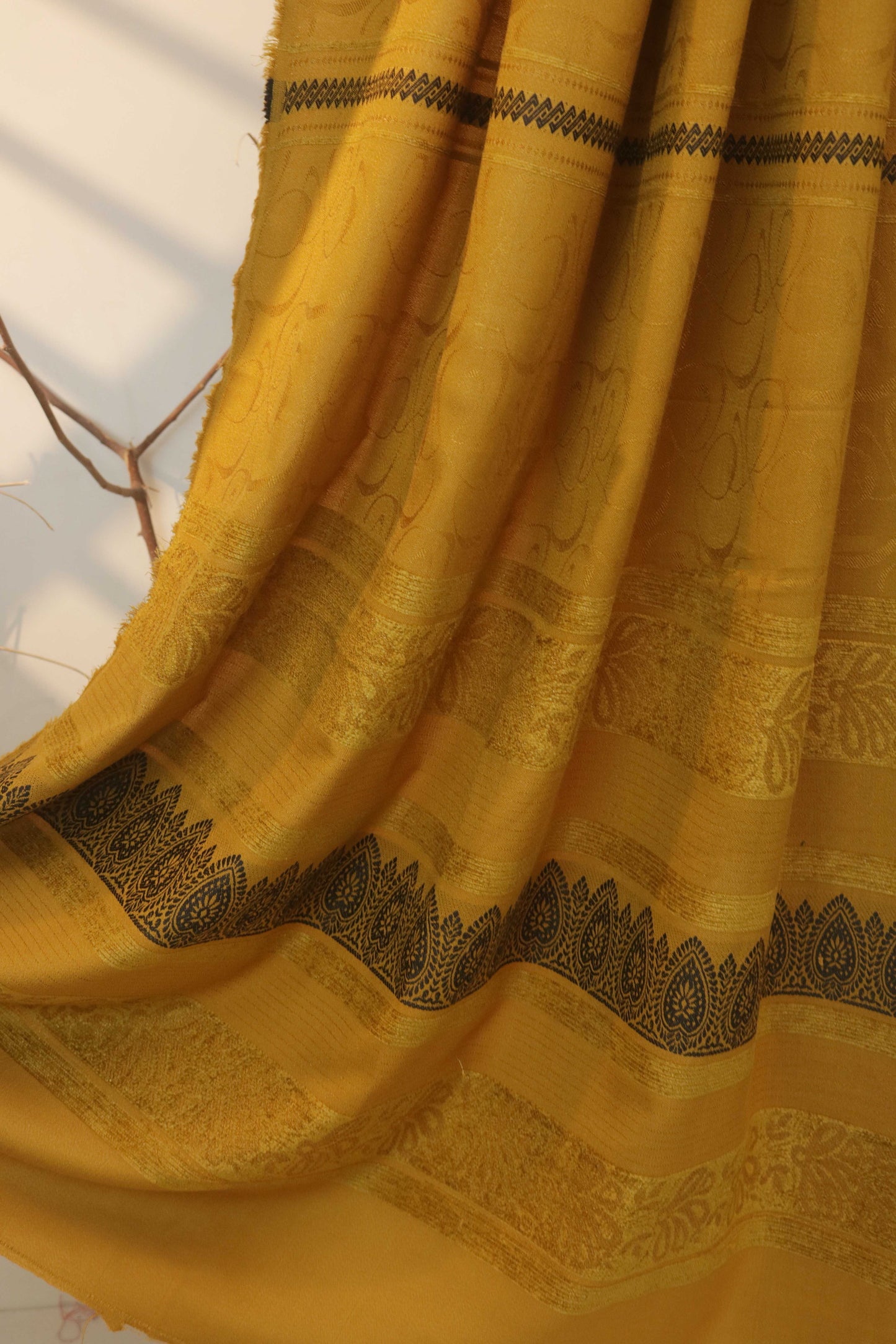 3Piece -Dhanak Embroidery Suit W3pe04