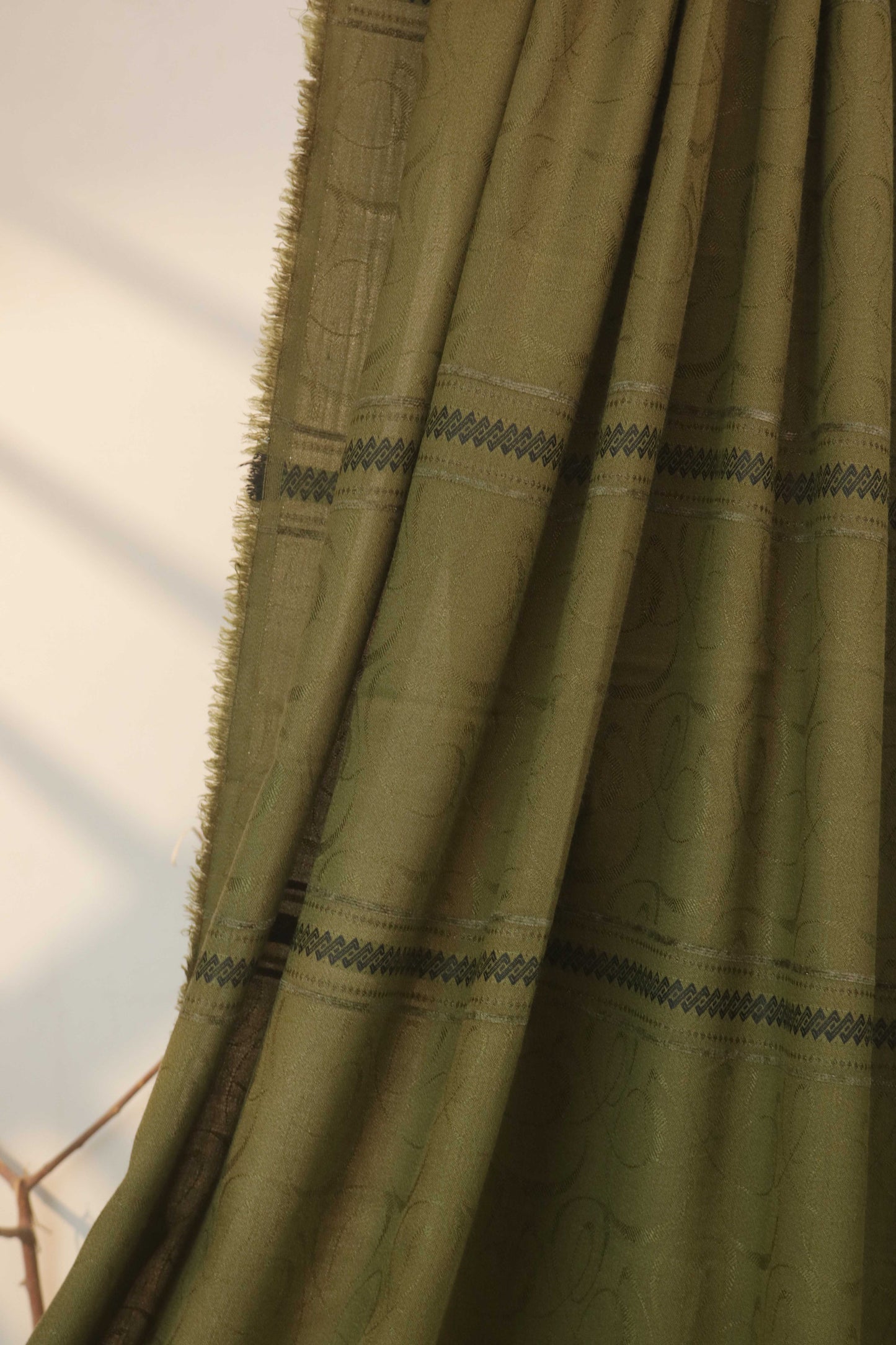 3Piece -Dhanak Embroidery Suit W3pe05