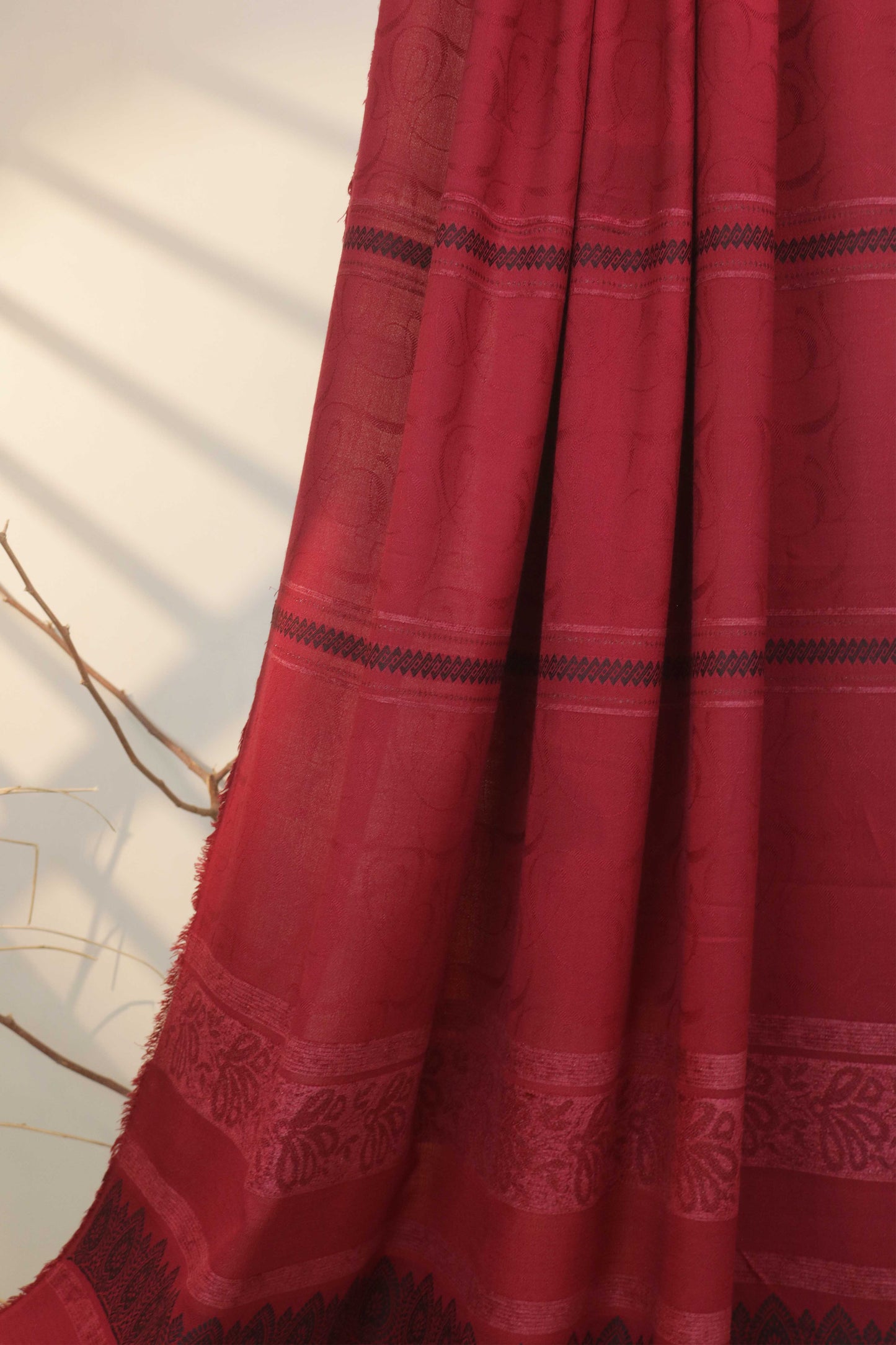 3Piece -Dhanak Embroidery Suit W3pe02