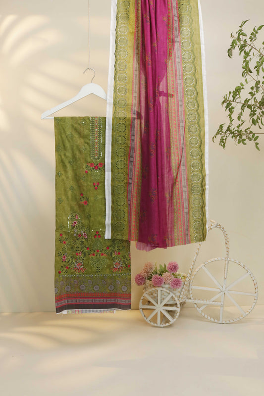 Luxury Lawn Embroidered Suit H25SLEMB07