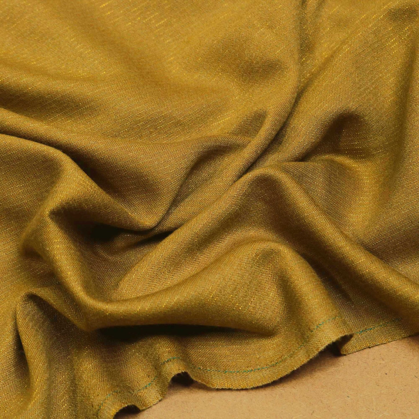 Moon Light Peach Leather Marina Golden- Shirt Piece