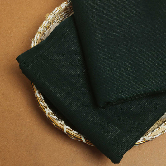 Moon Light Peach Leather Marina DARK GREEN - Shirt Piece